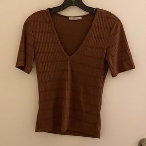 Brown Zara Top